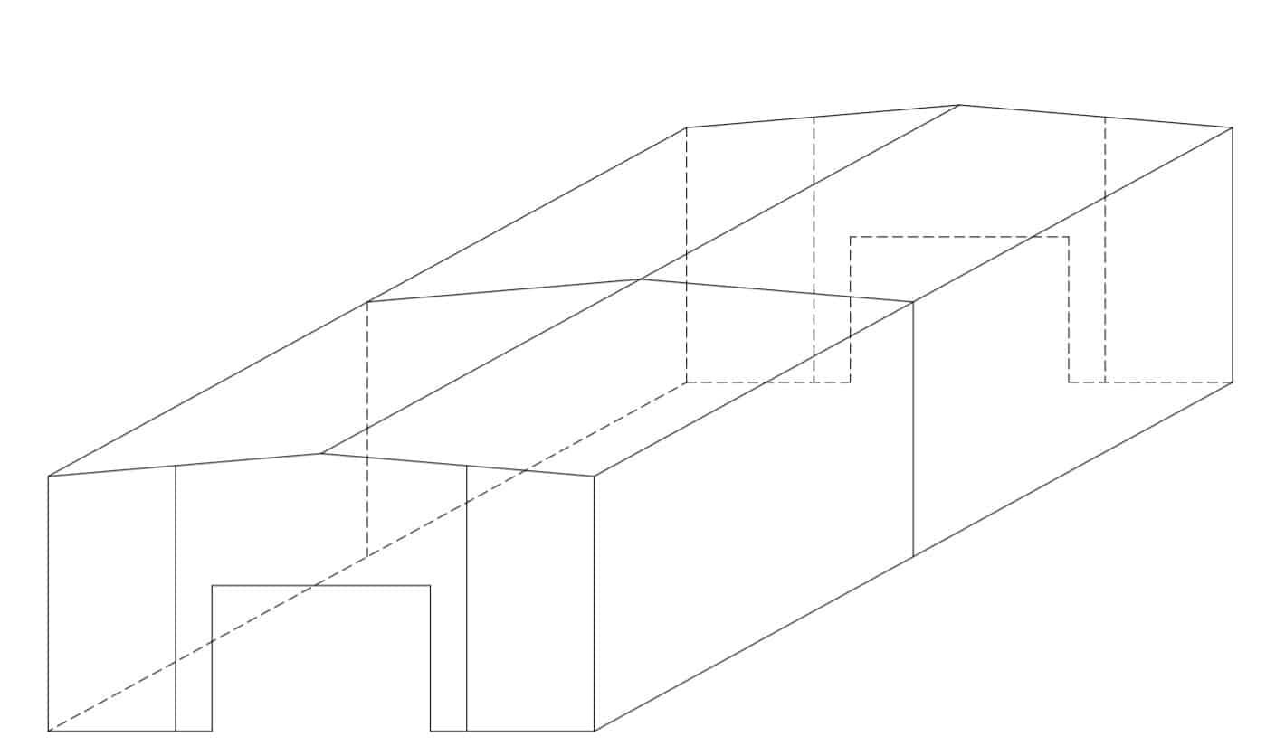 30x40x14 2 doors A