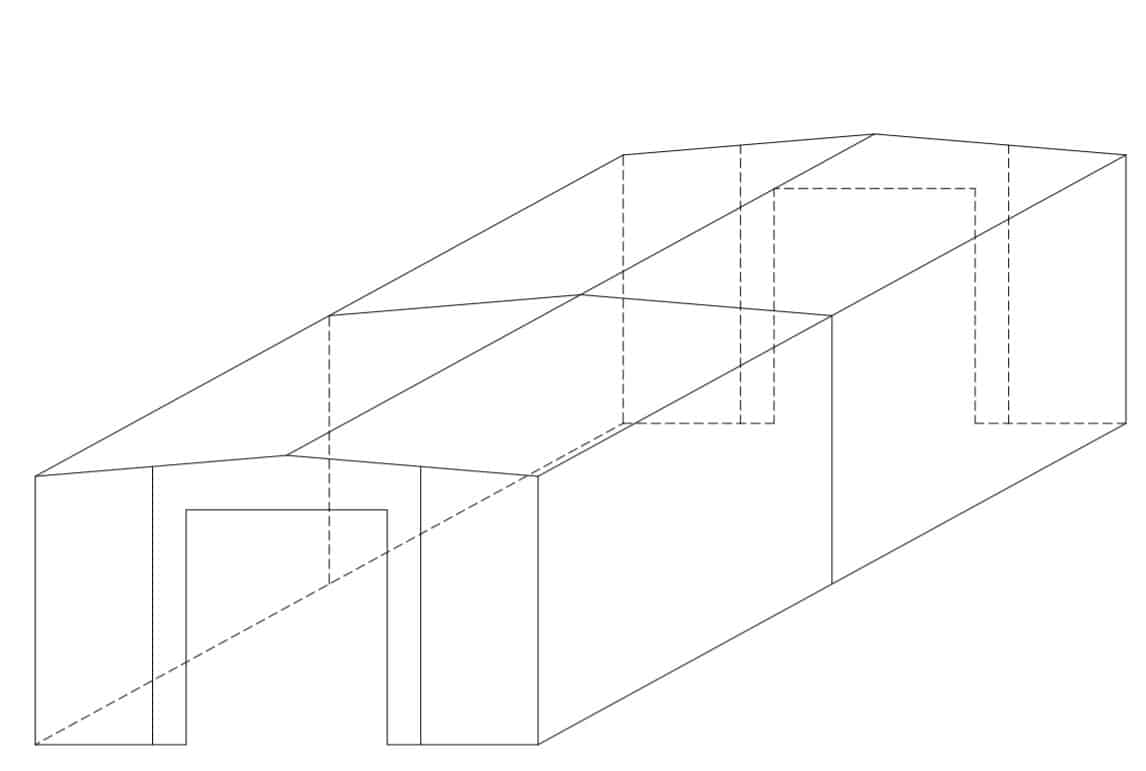 30x40x16 2 doors A