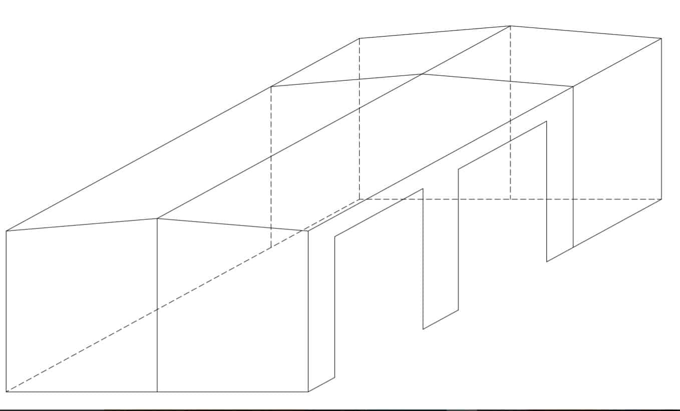 30x40x16 2 doors B
