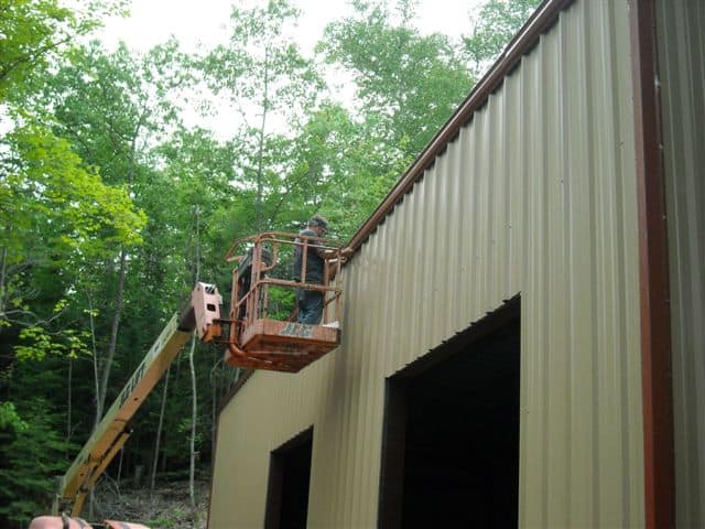 customers erecting their own steel building