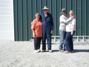 Metal Building Garage Being Built