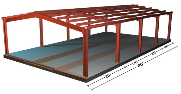 steel buildings frame