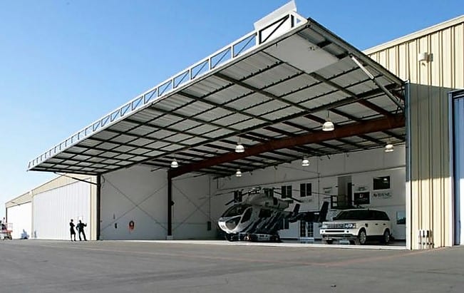 Steel Building Hangar Hydraulic Door