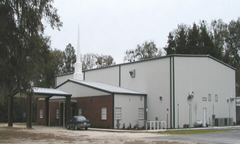 custom steel church