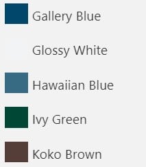 roll up door colors