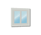 3 x 3 insulated metal building window