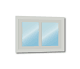 4 x 3 insulated steel building window