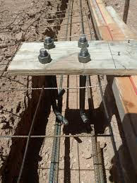 steel building anchor bolt template