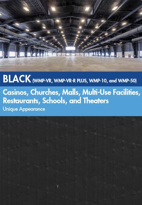 black fiberglass facing