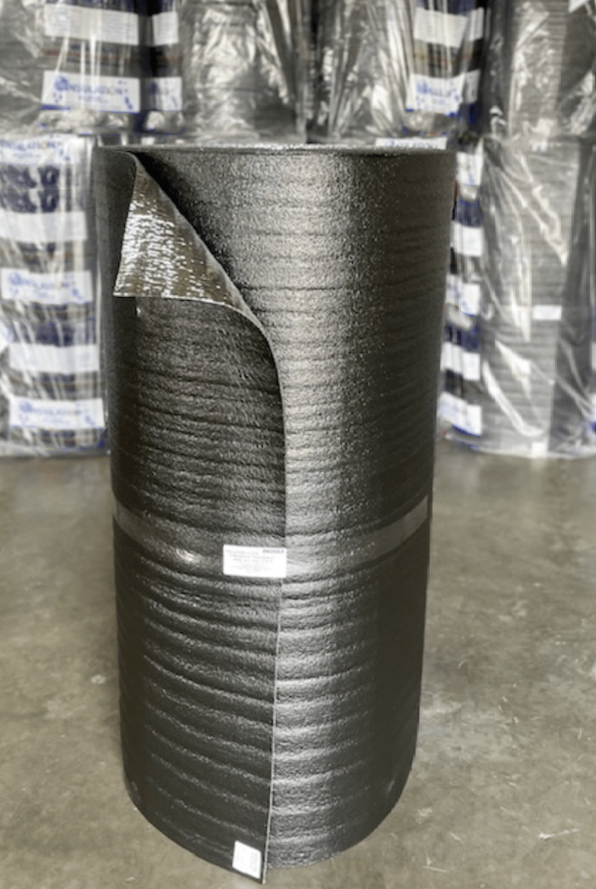R-Value 15 Reflective Black Insulation 3 Radiant Barrier Black Facing Insulation