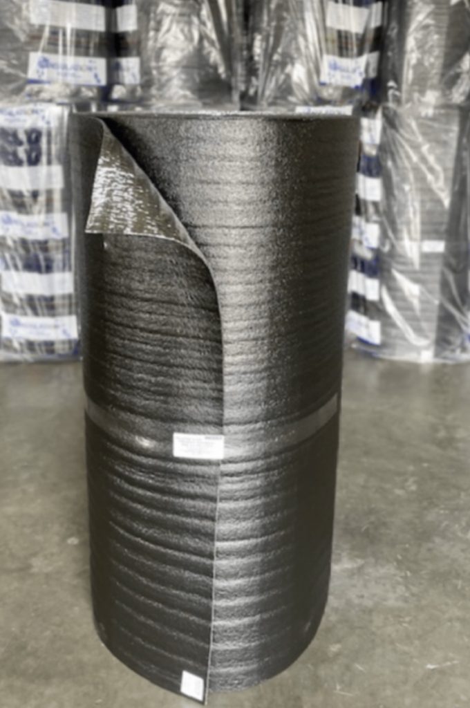 R-Value 15 Reflective Black Insulation 5 Radiant Barrier Black Facing