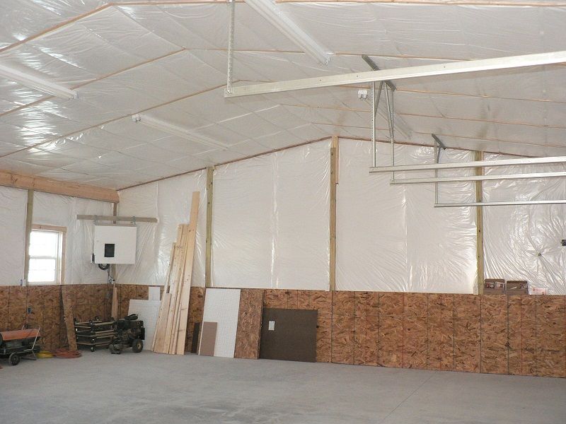 Basic Installation of Fiberglass Insulation in a Pole Barn 