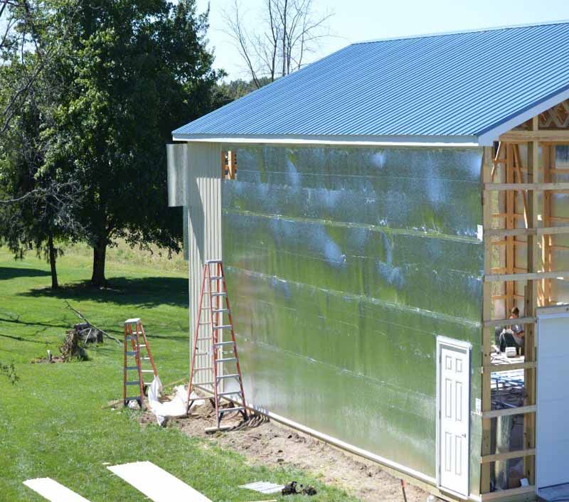 R-Value 15 Reflective Black Insulation 7 Radiant Barrier Black Facing