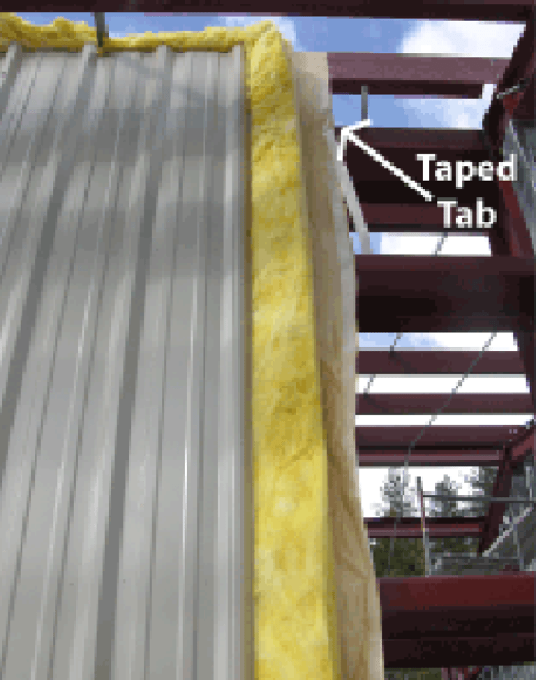 Low-priced vinyl-faced insulation
